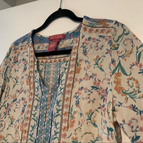 Rose & Thyme | Boho Blouse Shirt - Picture 3 of 15